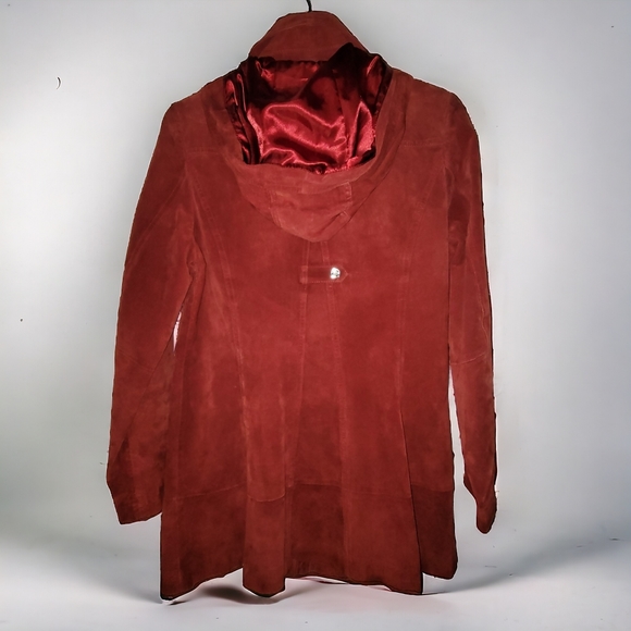 Suede coat Bradley Bayou with toggles  size S - Picture 11 of 16